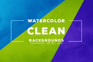 30 Clean Watercolor Backgrounds