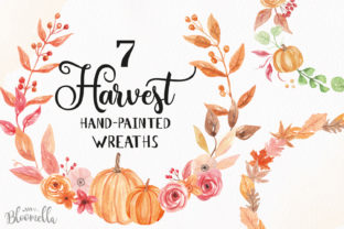 7 Wreaths Harvest Festival Pumpkin Illustrations: A Seller’s Perspective