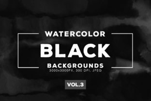 Black Watercolor Backgrounds 3