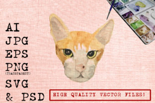 Cute Yellow Cat Illustration: A Versatile Graphic Design Asset for Modern Branding