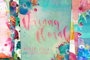Dreamy Floral Paper Pack: A Versatile Illustration for Creative Content
