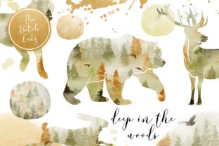 Forest Animal Boho Autumn Clipart: A Versatile Illustrations Asset for Content Creators