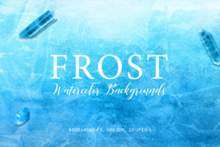 Frost Watercolor Backgrounds 1