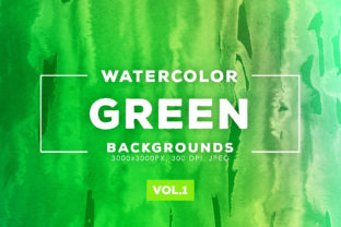 Green Watercolor Backgrounds 1