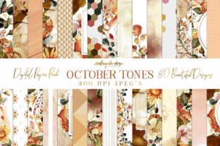 October Tones Paper Pack: A Brand Designer’s Take on Seasonal Illustrations