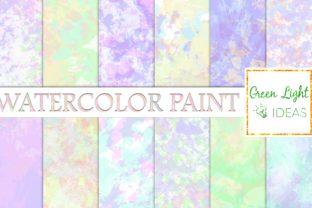 Pastel Watercolor Paint Scrapbook Paper: A Background for Creative Websites