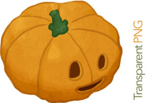 Smiling Halloween Pumpkin Illustrations for Local Business Branding