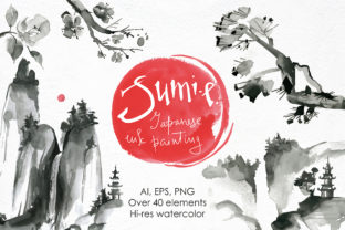 Sumi-e Illustrations for Real-World Content Publishing