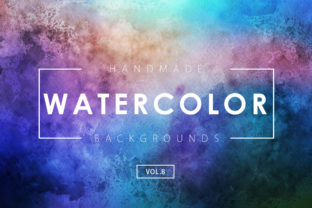 Watercolor Backgrounds 8: Elegant and Versatile