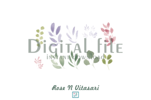 Watercolor Leaves Clipart Part 1: A Pattern for Local Business Branding