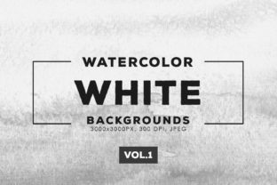 White Watercolor Backgrounds 1 for Branding
