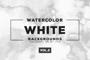 White Watercolor Backgrounds 2 for Creative Crafting